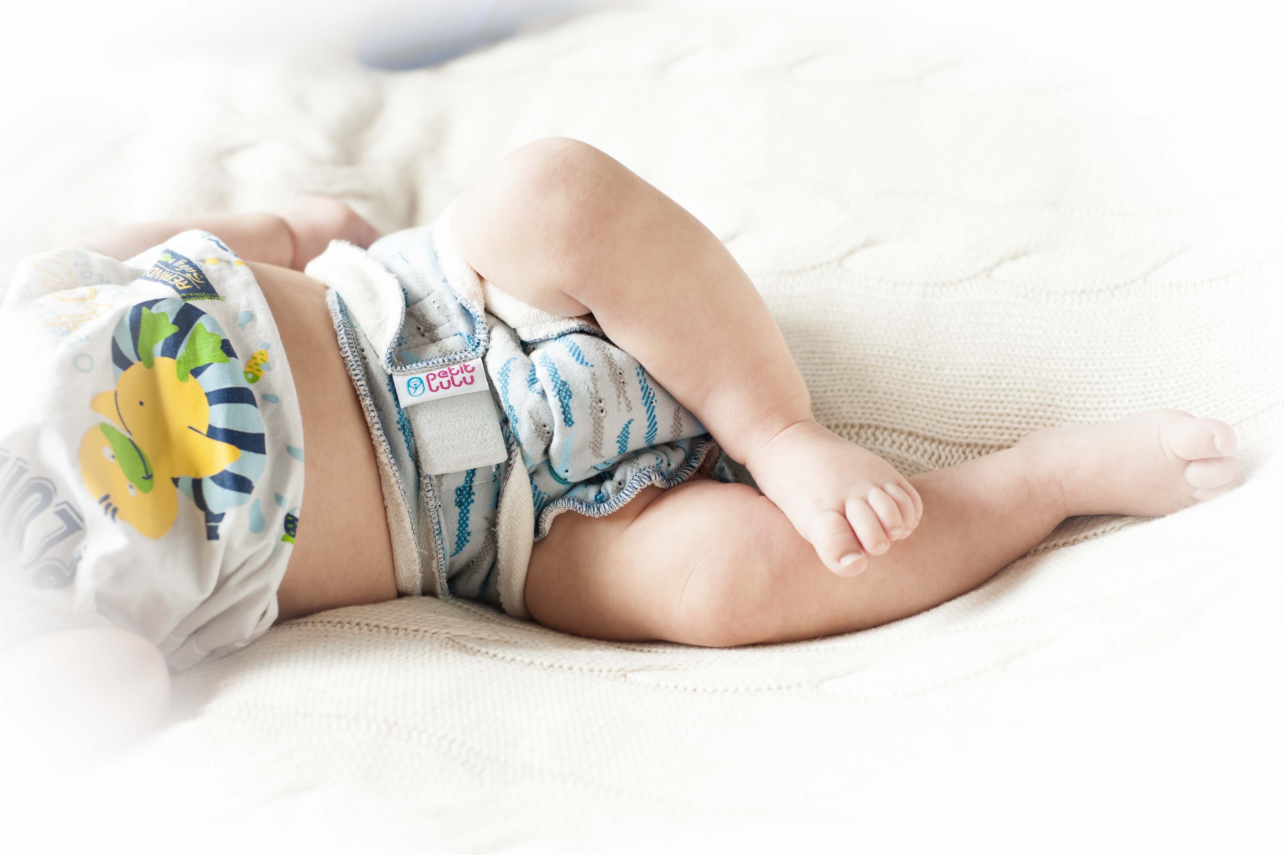 MamiWiki Stoffwindeltest Petit Lulu Höschenwindel Nappy Cloth Diaper Stoffwindel Wickeln Neugeborene Baby Windel Bewertung
